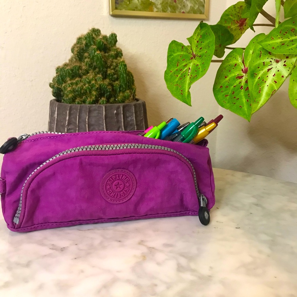 Kipling Cute Pencil Case Purple